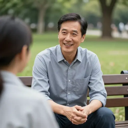 他总是显得诚实且平易近人。