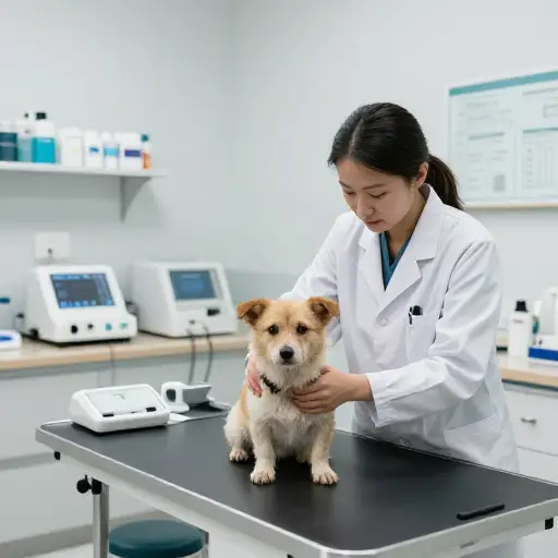 这家兽医诊所专门治疗受伤的宠物。