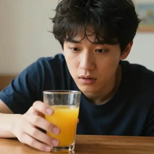 我渴了，能给我一杯果汁吗？