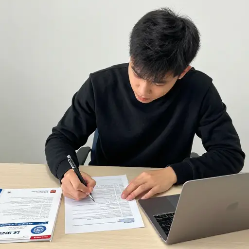 他正在申请医学院。
