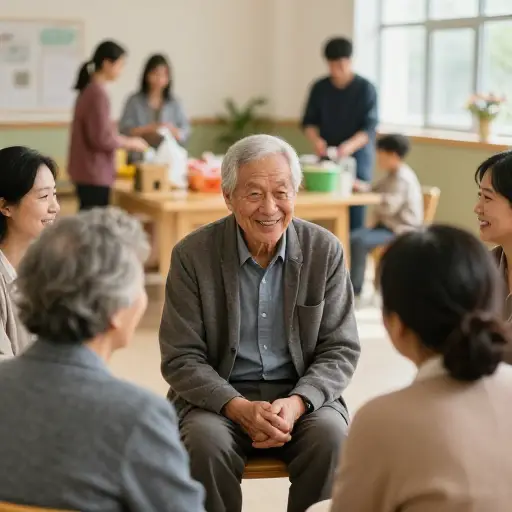 他毕生致力于社区服务，使他成为负责任公民的典范。