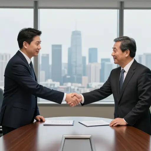 他设想了一个企业与政府之间的伙伴关系。