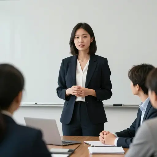 我谈论的是一个坦率真诚且有进取心的年轻女士。