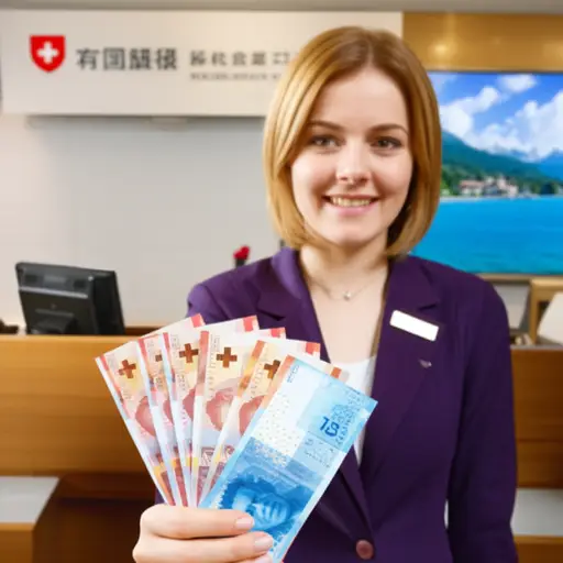 我在瑞士旅行时兑换了一些瑞士法郎。