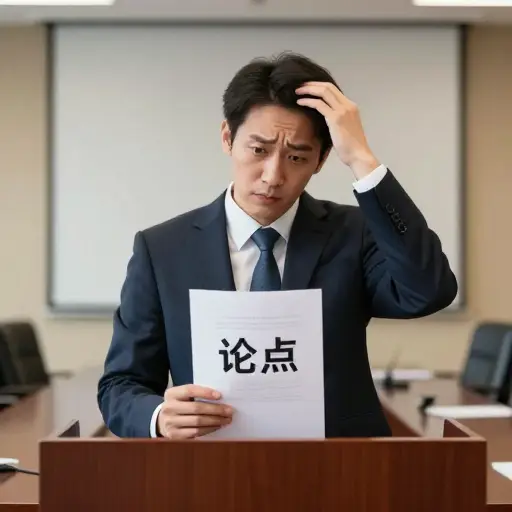 他的论点中存在一个固有的矛盾。