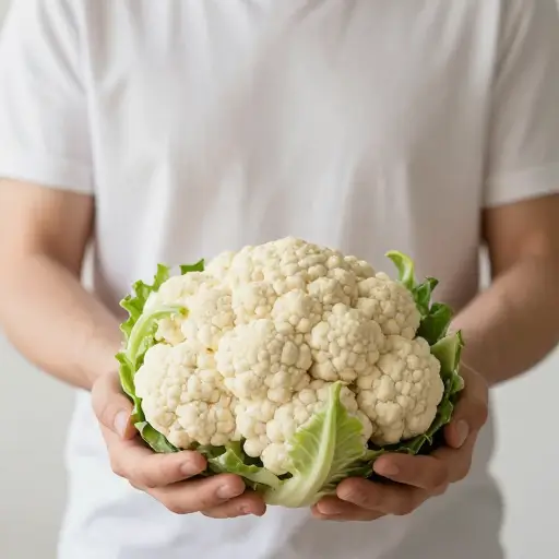 我喜欢用花椰菜做沙拉。