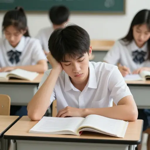 我不喜欢在教室里非常努力地工作。