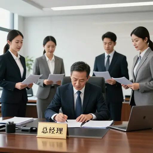 他是办公室的国王，可以这么说，总是做最终决定。
