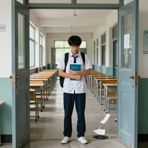 如果你现在离开学校，你所有的辛勤努力都将付诸东流。