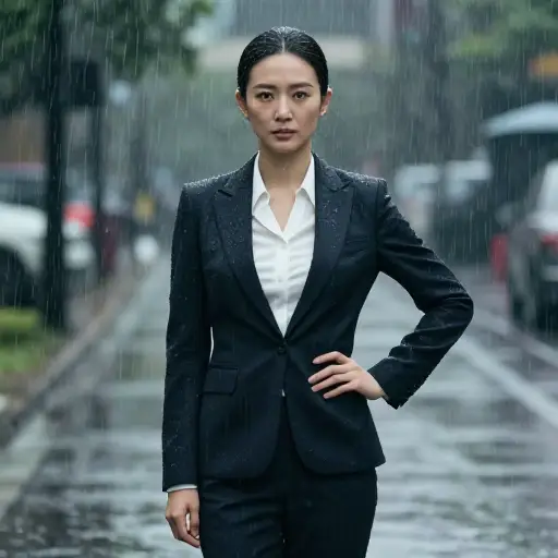 她在整个困难情况下保持了尊严。