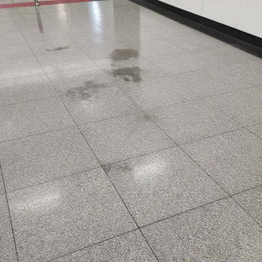 小心——地板很滑。