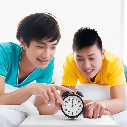 他们恶作剧地把室友的闹钟调快了两小时。
