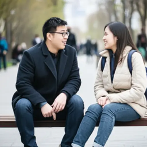 我们偶尔会见面，不是经常。