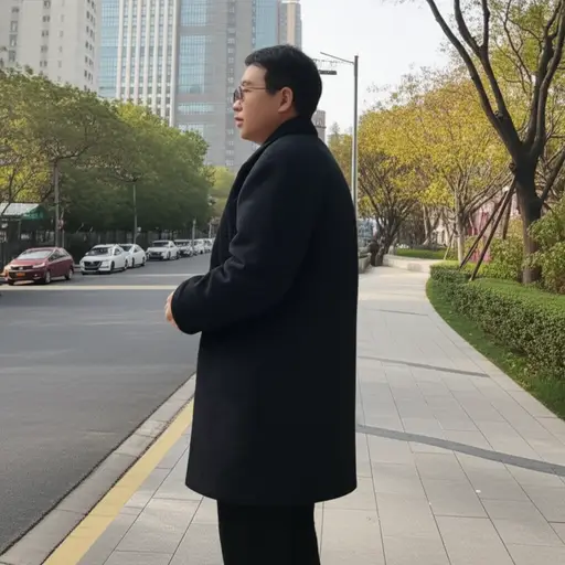 这件外套很适合今天的天气。