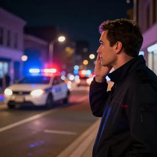 他听到了远处传来的警笛哀鸣声。