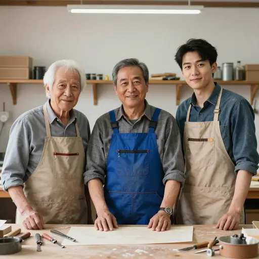 创始人的后代接连三代人经营着家族企业。