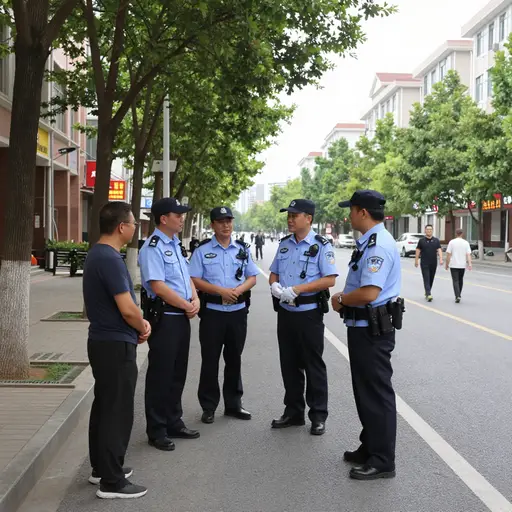 城市里爆发了一场骚乱，但警察在任何人受重伤之前设法制止了它。