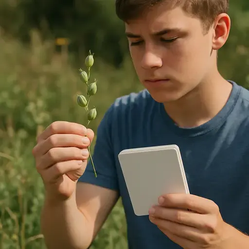 这些植物的种子被包裹在小小的荚果里。