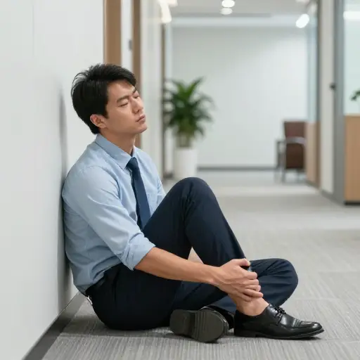 站一整天让我精疲力竭。