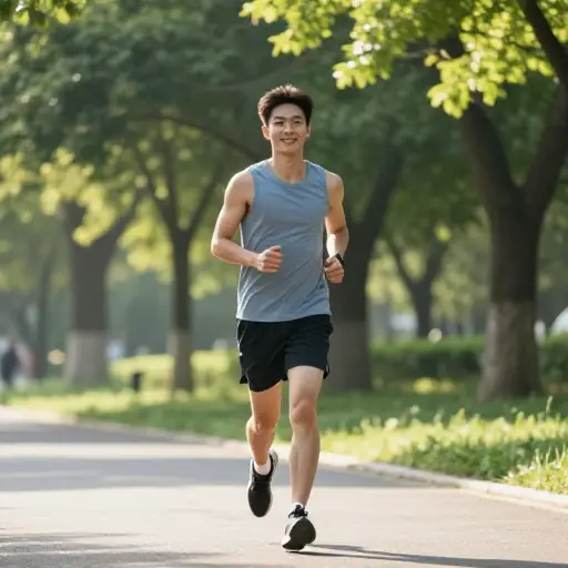 他过着健康的生活方式。
