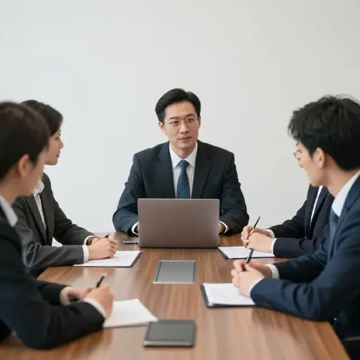 商务会议通常要求正装，比如西装和领带。