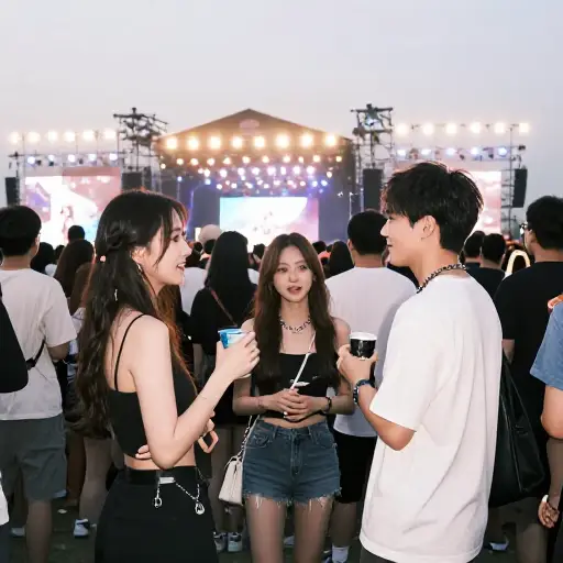 你可以在音乐节上遇见来自音乐界的著名人物。