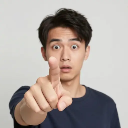 别用手指戳我的眼睛，很危险！