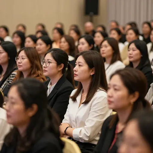 该活动的观众全是女性。