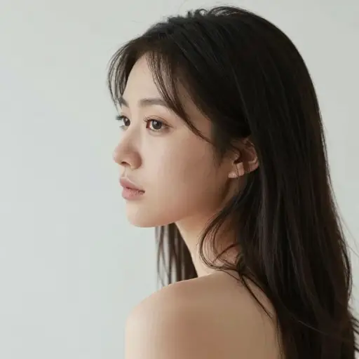 她转过头看。