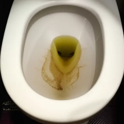 厕所里传出一股恶臭。
