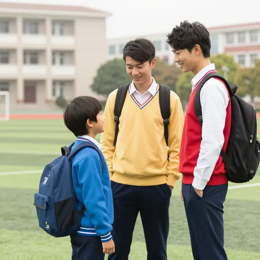 我在学校有两个好朋友。