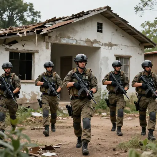 安全部队逼近藏身处以抓捕恐怖分子。