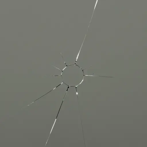 经过更仔细的检查，我注意到玻璃上有一道小裂缝。