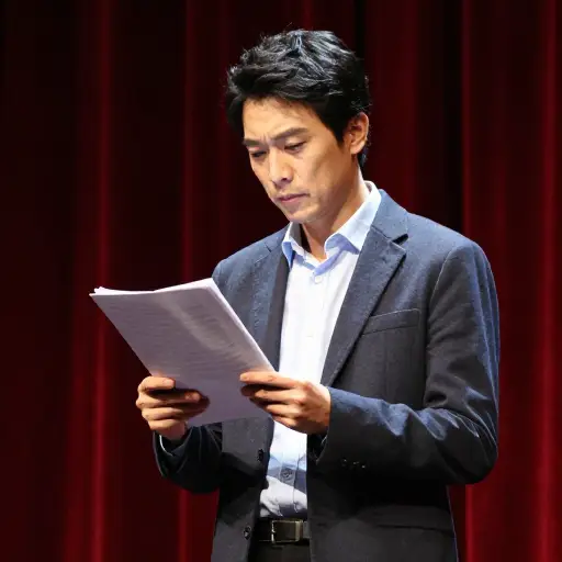 他是个了不起的演员，能为每个角色记住所有的台词。