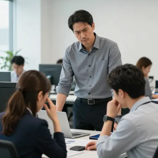 老板似乎毫无理由地对新员工怀有敌意。