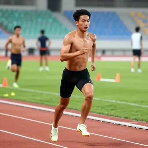 他努力训练，以赢得在冠军赛中首发阵容的一席之地。