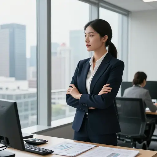 她在公司投入了大量资金，因此对公司的未来有很大的利益关系。