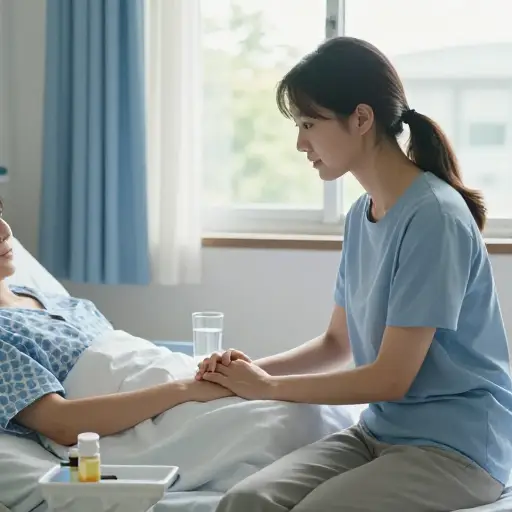 她提出要陪她生病的朋友一整天。