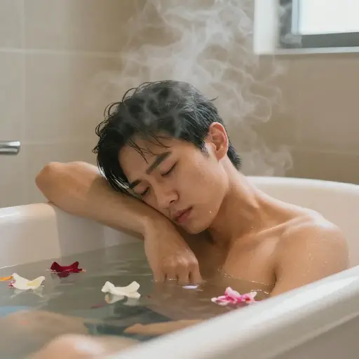 漫长的一周过后，泡个热水澡非常惬意。