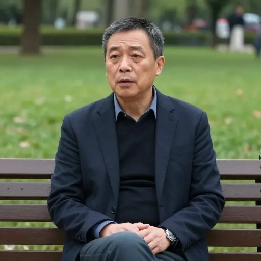 他不停地自言自语。