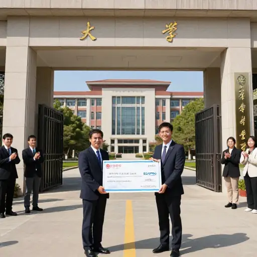 该大学欢迎这笔500万美元的现金注入。