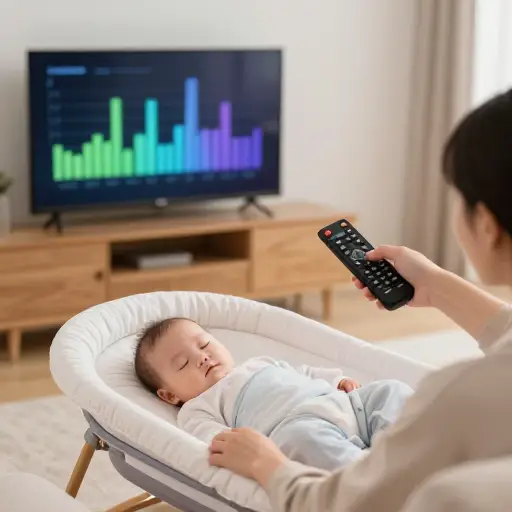 孩子睡着了，请把音量调小。