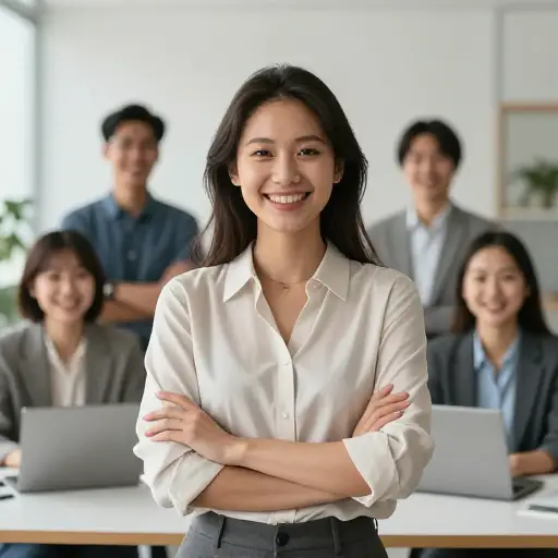 她那持续的快乐极富感染力，提振了整个团队的士气。