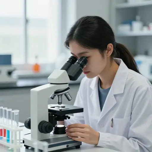 她一直渴望从事科研事业。