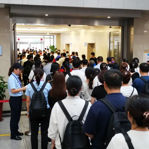 我们预计大约有400名访客，但实际数字接近500。