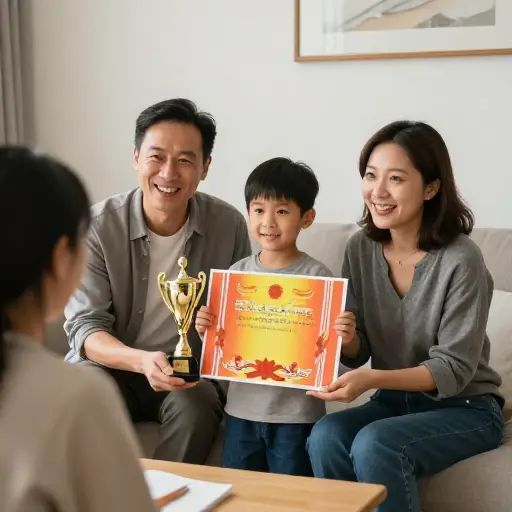 父母喜欢夸耀他们孩子的成就。