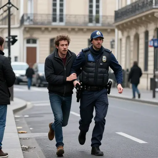 那个人最终被法国警方追踪到。