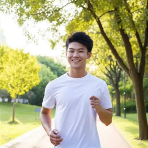 你每天早起锻炼的习惯开始见效了。