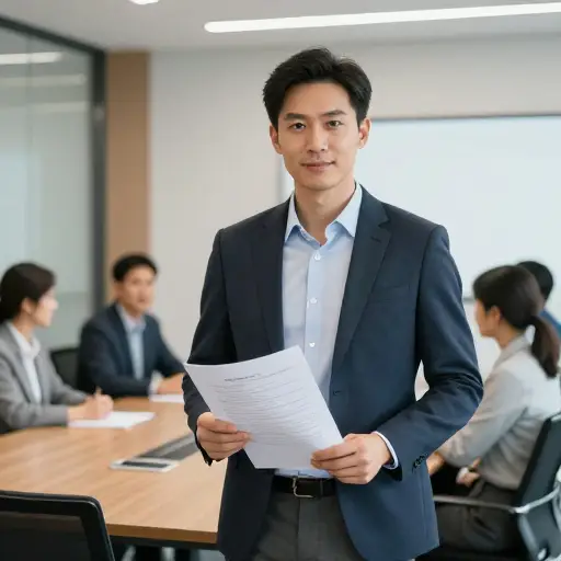 凭他的经验，他很有机会获得晋升。