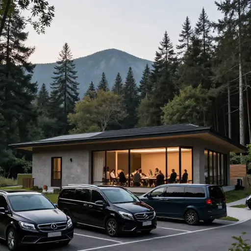 公司的领导力项目是住宿制的，所有会议都在一个偏远的静修中心举行。